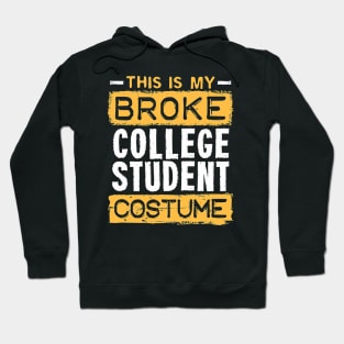 College Student Costume Halloween Hoodie